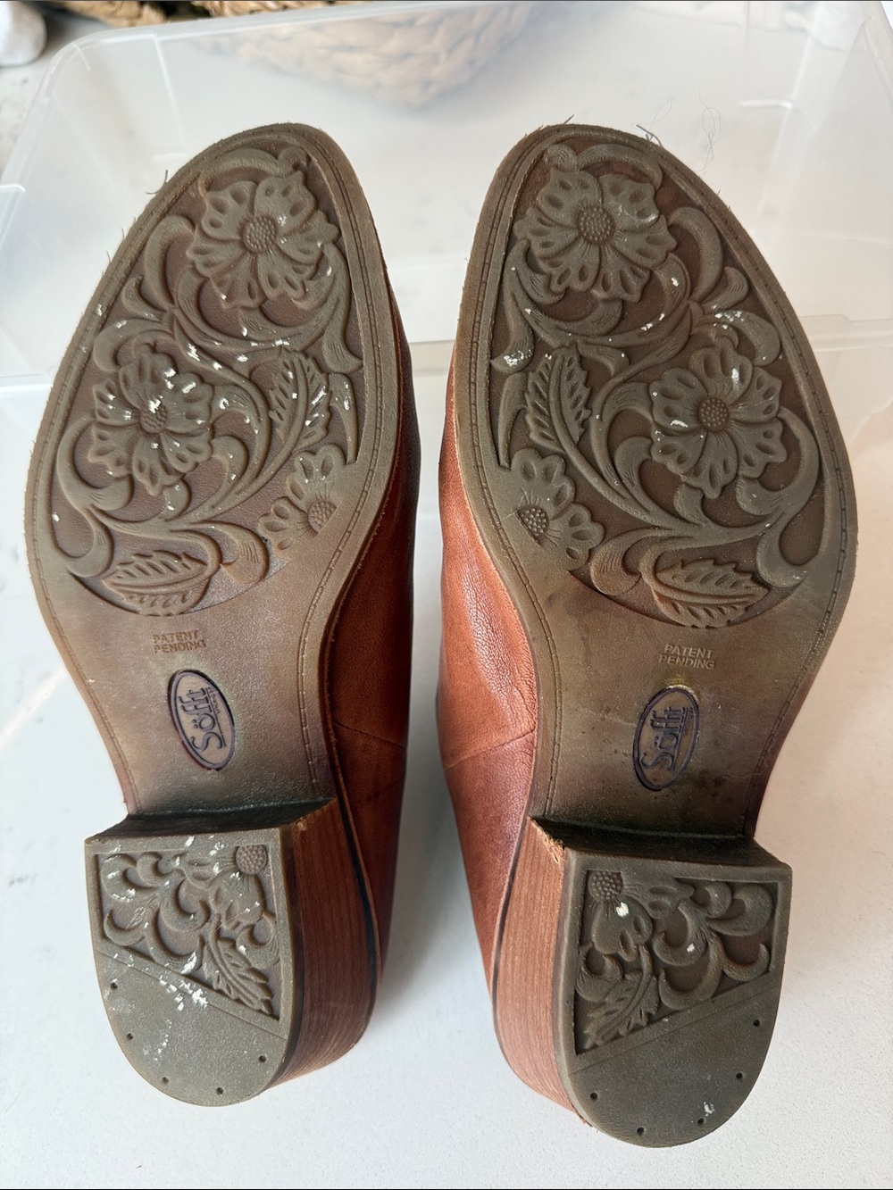Sofft Women’s Slip-On Loafers in Cognac Brown - Picture 4 of 4
